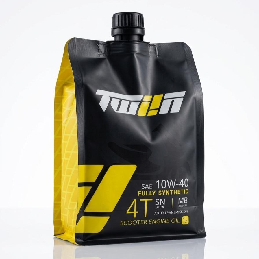 TWIIN 10W-40 Fully Synthetic scooter engine oil, 1L flexible pouch